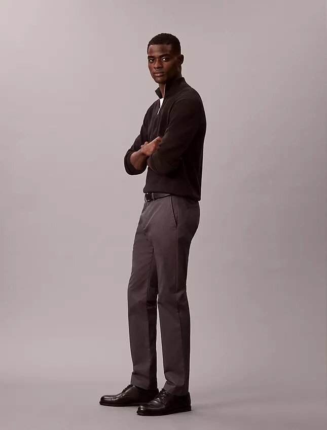 Pantalones ajustados de Cotton Stretch Pantalones ajustados de Cotton Stretch