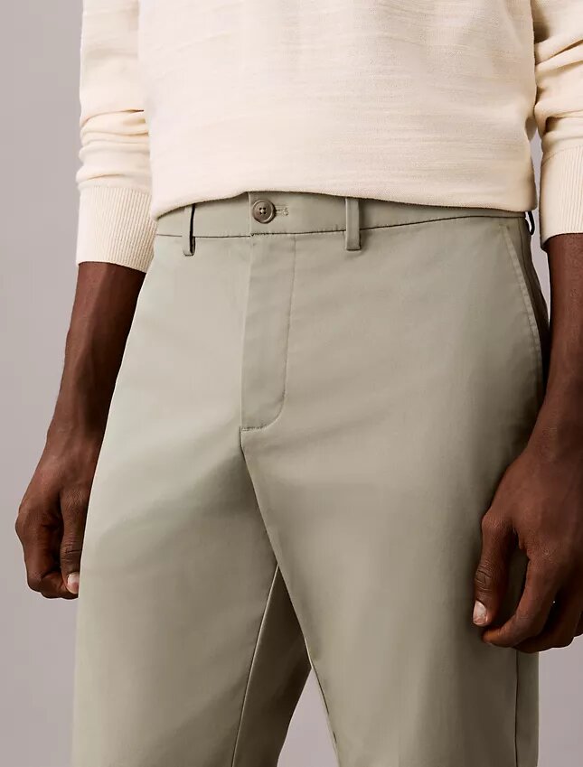 Pantalones ajustados de Cotton Stretch Pantalones ajustados de Cotton Stretch