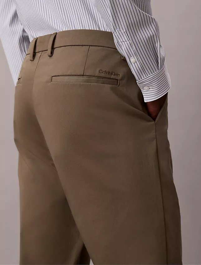 Pantalones ajustados de Cotton Stretch Pantalones ajustados de Cotton Stretch