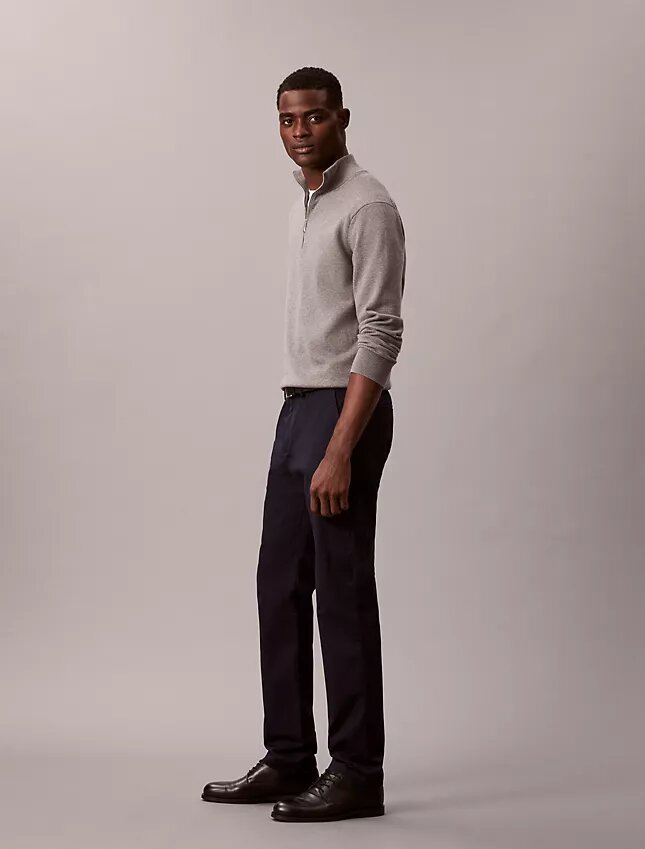 Pantalones ajustados de Cotton Stretch Pantalones ajustados de Cotton Stretch