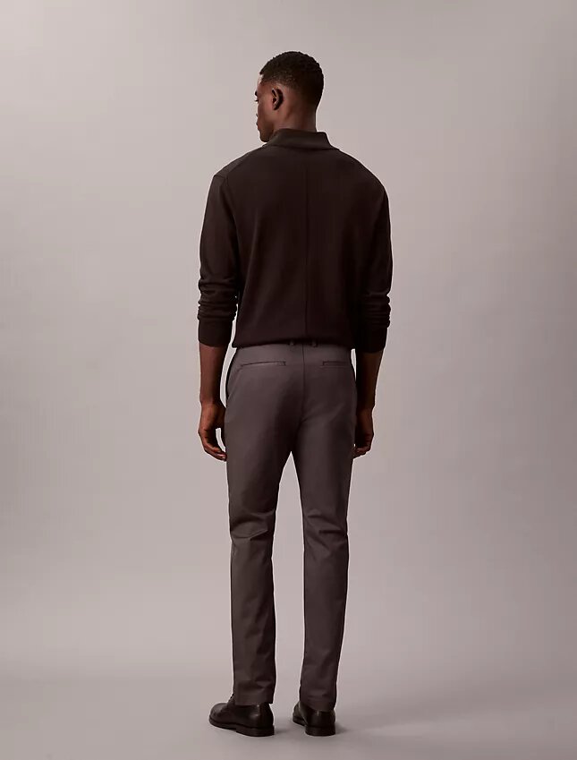 Pantalones ajustados de Cotton Stretch Pantalones ajustados de Cotton Stretch