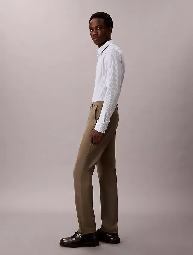 Pantalones ajustados de Cotton Stretch Pantalones ajustados de Cotton Stretch
