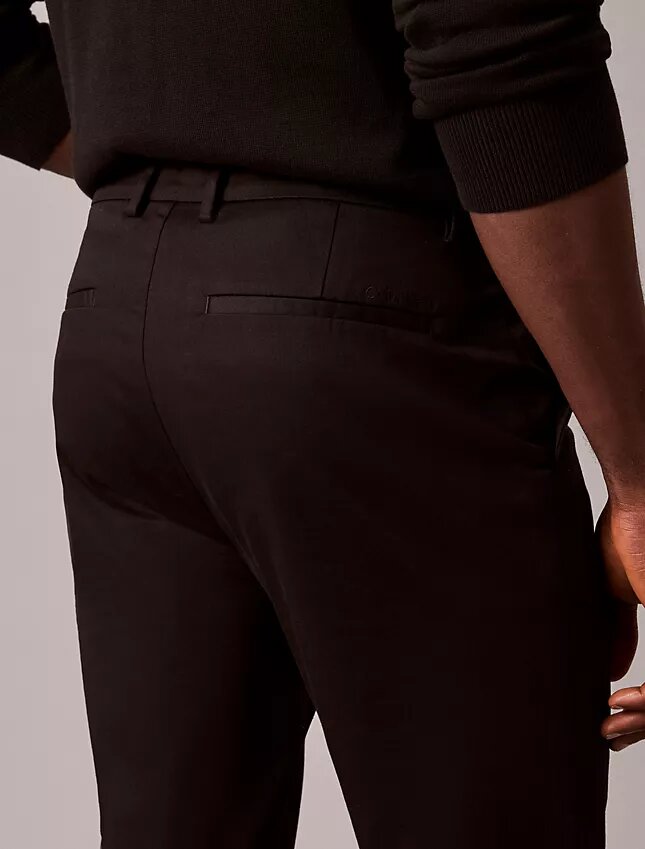 Pantalones ajustados de Cotton Stretch Pantalones ajustados de Cotton Stretch