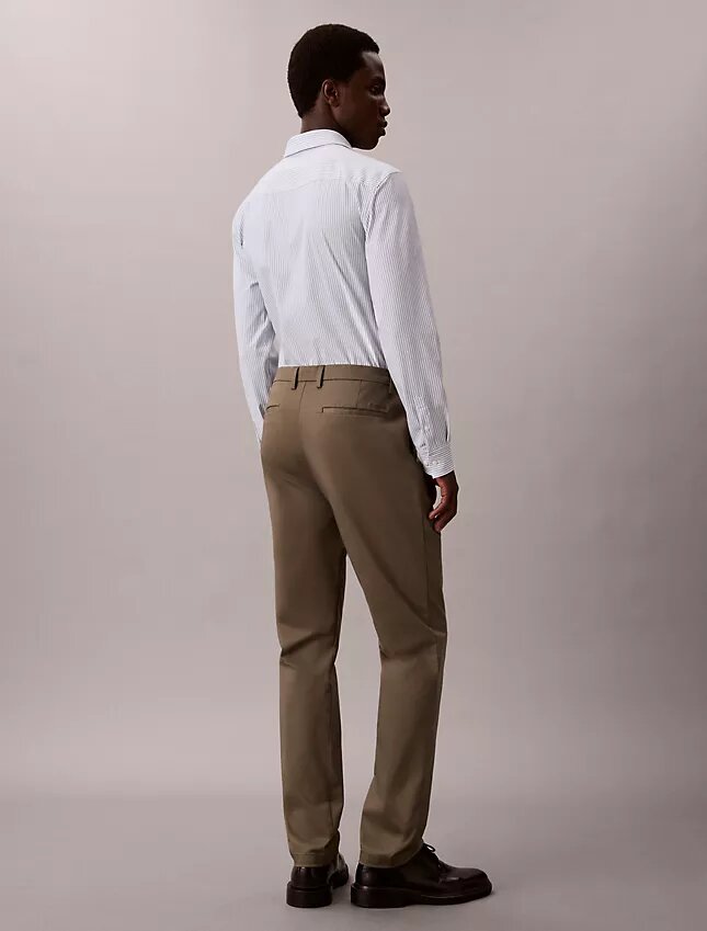 Pantalones ajustados de Cotton Stretch Pantalones ajustados de Cotton Stretch