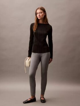 Pantalones ajustados de ponte Pantalones ajustados de ponte