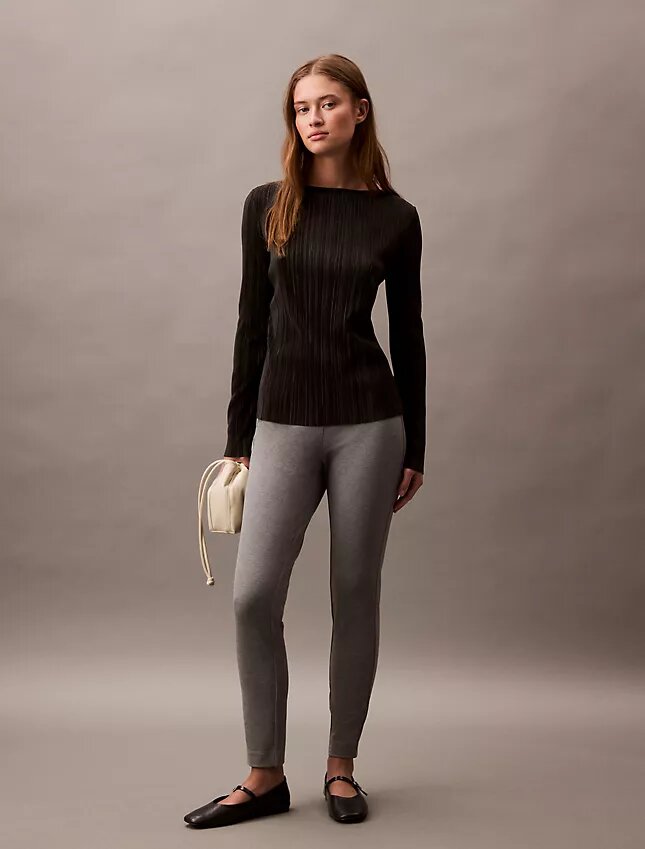 Pantalones ajustados de ponte Pantalones ajustados de ponte