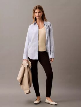 Pantalones ajustados de ponte