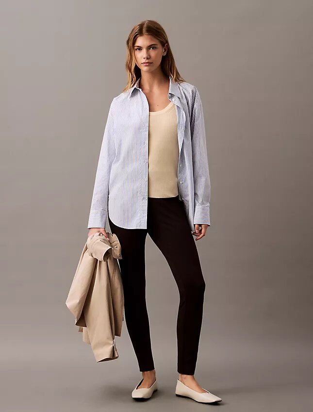 Pantalones ajustados de ponte Pantalones ajustados de ponte