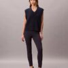 Pantalones ajustados de ponte