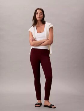 Pantalones ajustados de ponte