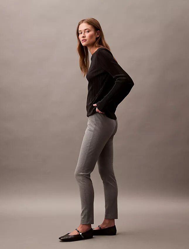Pantalones ajustados de ponte Pantalones ajustados de ponte
