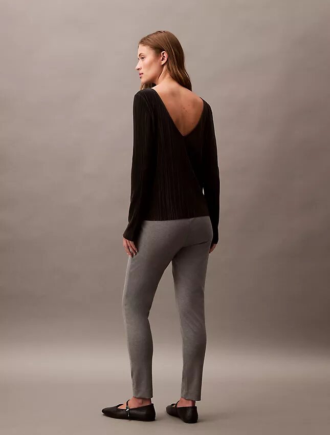 Pantalones ajustados de ponte Pantalones ajustados de ponte