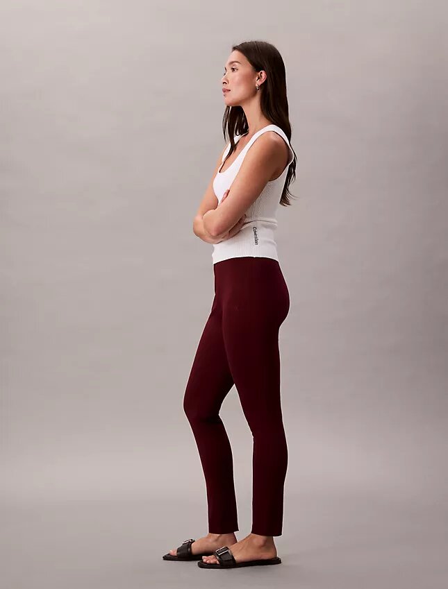 Pantalones ajustados de ponte Pantalones ajustados de ponte
