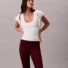 Pantalones ajustados de ponte Pantalones ajustados de ponte
