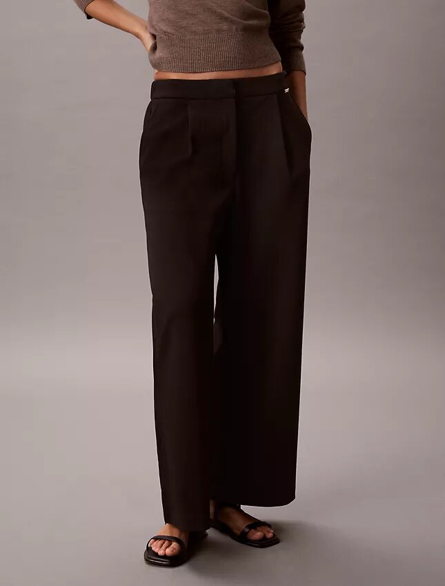 Pantalones anchos de ponte Pantalones anchos de ponte
