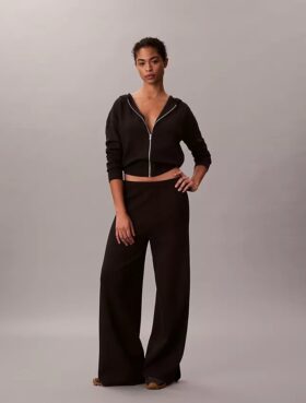 Pantalones anchos de punto holgado