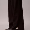 Pantalones anchos de punto holgado Pantalones anchos de punto holgado