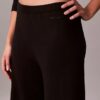Pantalones anchos de punto holgado Pantalones anchos de punto holgado