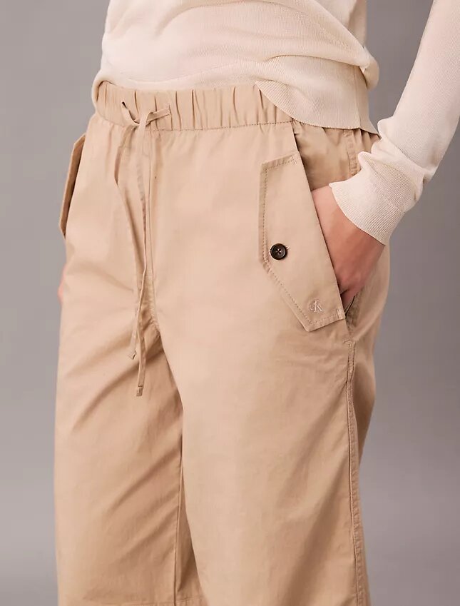 Pantalones cargo de algodón Pantalones cargo de algodón