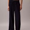 Pantalones cargo de algodón y lyocell sin cremallera