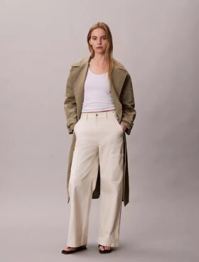 Pantalones cargo de Denim de corte holgado