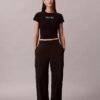 Pantalones cargo de pierna ancha para ir al trabajo Pantalones cargo de pierna ancha para ir al trabajo