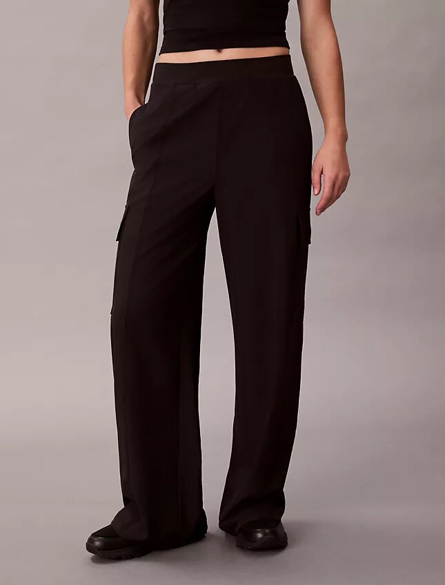 Pantalones cargo de pierna ancha para ir al trabajo Pantalones cargo de pierna ancha para ir al trabajo