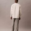 Pantalones cargo de pierna recta lavados a la máquina en mezcla de lyocell Pantalones cargo de pierna recta lavados a la máquina en mezcla de lyocell