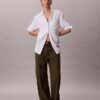 Pantalones cargo de sarga suave Pantalones cargo de sarga suave