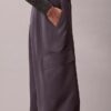 Pantalones cargo holgados de sarga de satén