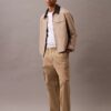 Pantalones cargo rectos de algodón elástico Pantalones cargo rectos de algodón elástico