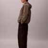 Pantalones cargo rectos de algodón elástico Pantalones cargo rectos de algodón elástico
