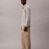 Pantalones cargo rectos de algodón elástico Pantalones cargo rectos de algodón elástico