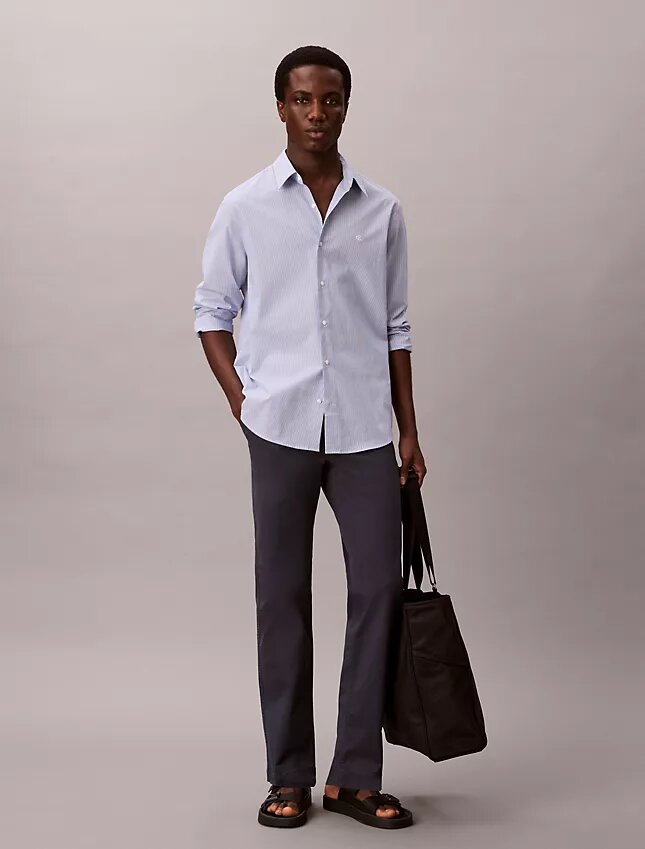 Pantalones chinos ajustados de algodón Pantalones chinos ajustados de algodón