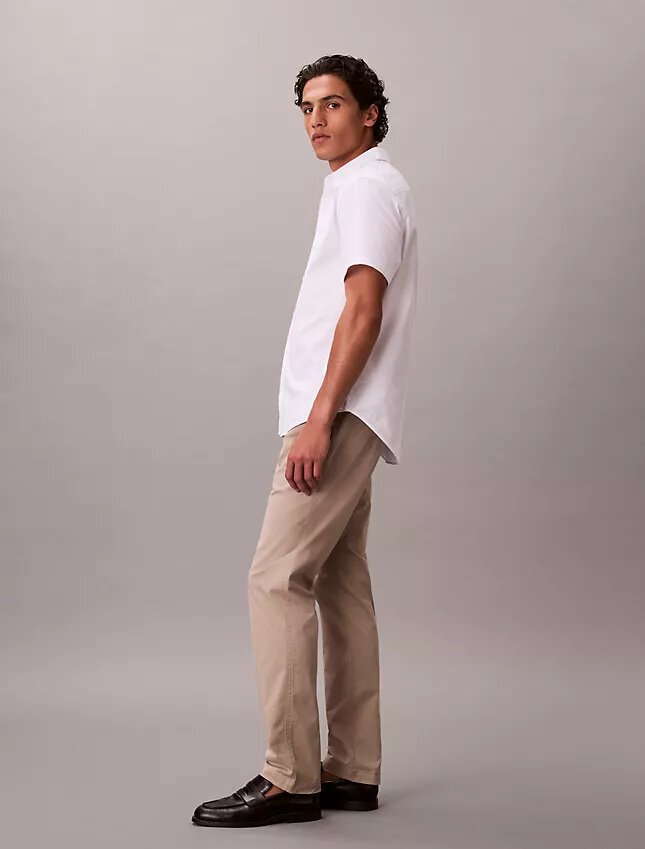 Pantalones chinos ajustados de algodón Pantalones chinos ajustados de algodón