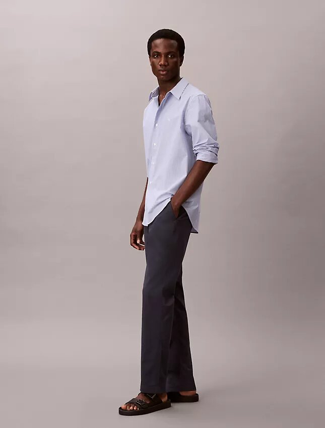 Pantalones chinos ajustados de algodón Pantalones chinos ajustados de algodón