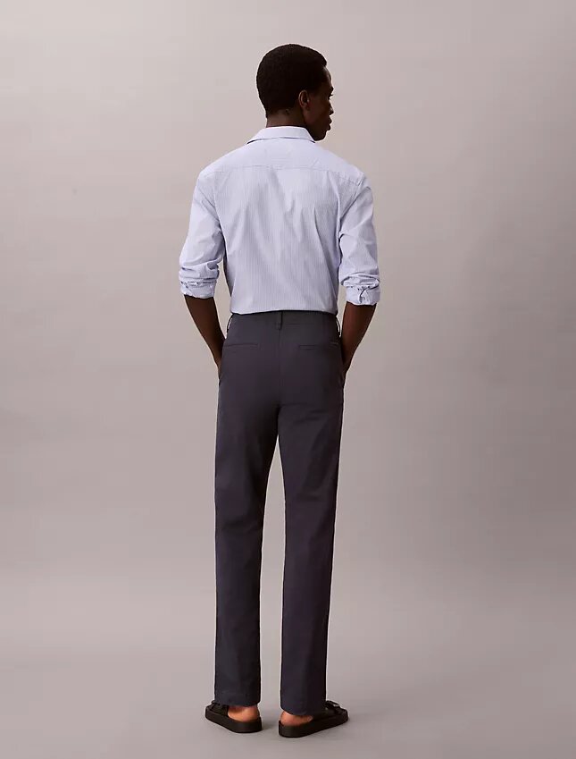 Pantalones chinos ajustados de algodón Pantalones chinos ajustados de algodón