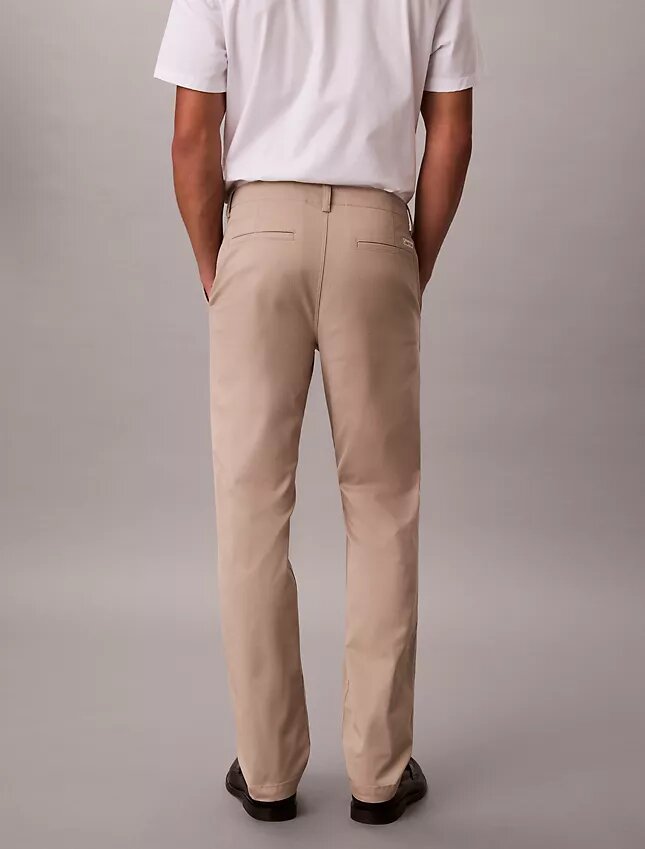 Pantalones chinos ajustados de algodón Pantalones chinos ajustados de algodón