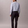 Pantalones chinos ajustados de satén de algodón