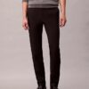 Pantalones chinos ajustados de satén de algodón Pantalones chinos ajustados de satén de algodón