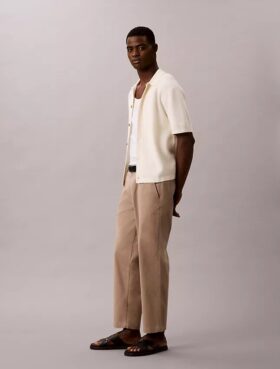 Pantalones chinos cortos de corte holgado estilo años 90 Pantalones chinos cortos de corte holgado estilo años 90