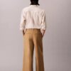 Pantalones chinos cortos de pierna ancha
