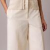 Pantalones chinos cortos de pierna ancha Pantalones chinos cortos de pierna ancha