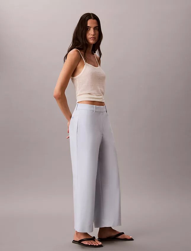 Pantalones chinos cortos de pierna ancha Pantalones chinos cortos de pierna ancha
