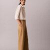 Pantalones chinos cortos de pierna ancha