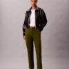 Pantalones chinos de algodón Cotton Stretch de corte recto Pantalones chinos de algodón Cotton Stretch de corte recto