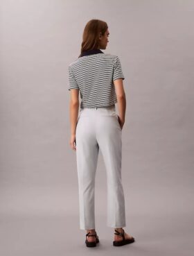 Pantalones chinos de algodón Cotton Stretch de corte recto