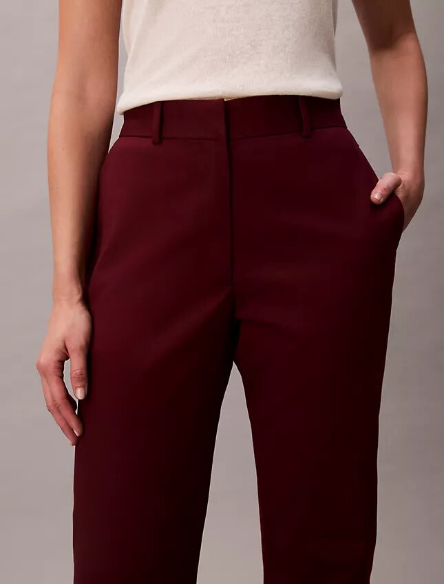 Pantalones chinos de algodón Cotton Stretch de corte recto Pantalones chinos de algodón Cotton Stretch de corte recto