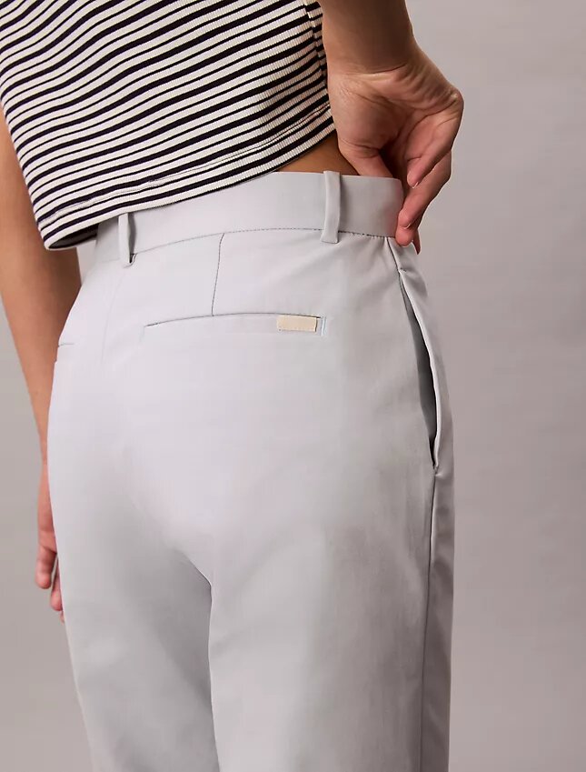 Pantalones chinos de algodón Cotton Stretch de corte recto Pantalones chinos de algodón Cotton Stretch de corte recto