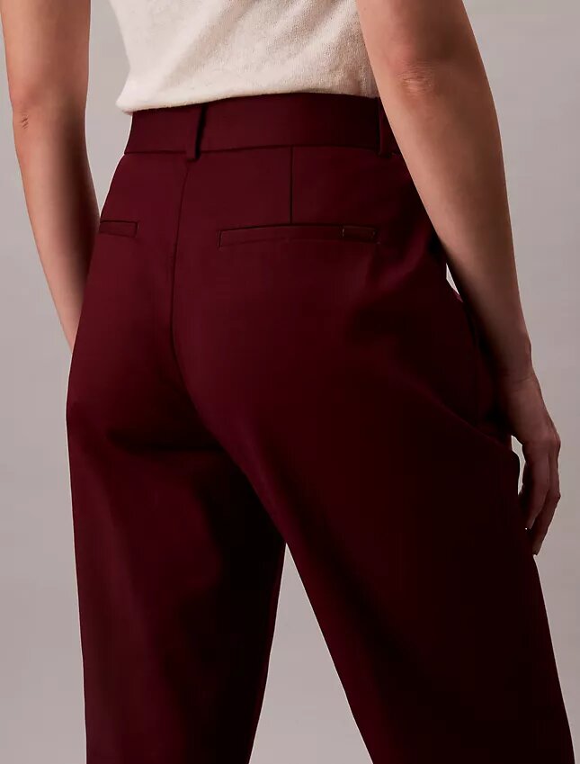 Pantalones chinos de algodón Cotton Stretch de corte recto Pantalones chinos de algodón Cotton Stretch de corte recto